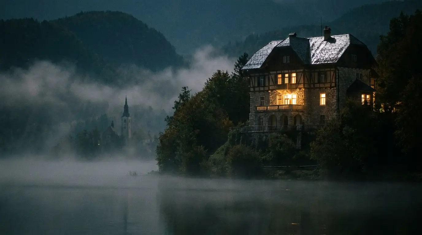 Vila Zlatorog nad Blejskim jezerom